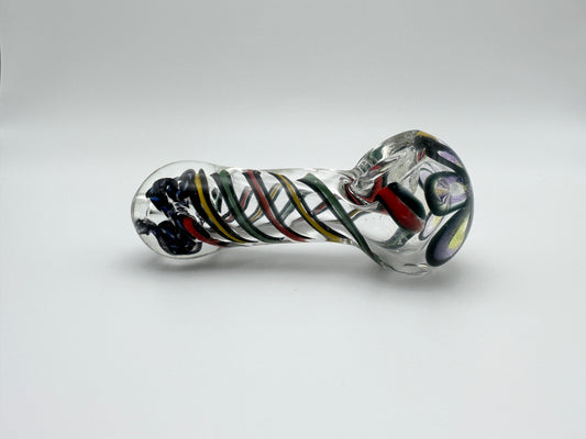Chv Glass small spiral hand pipe
