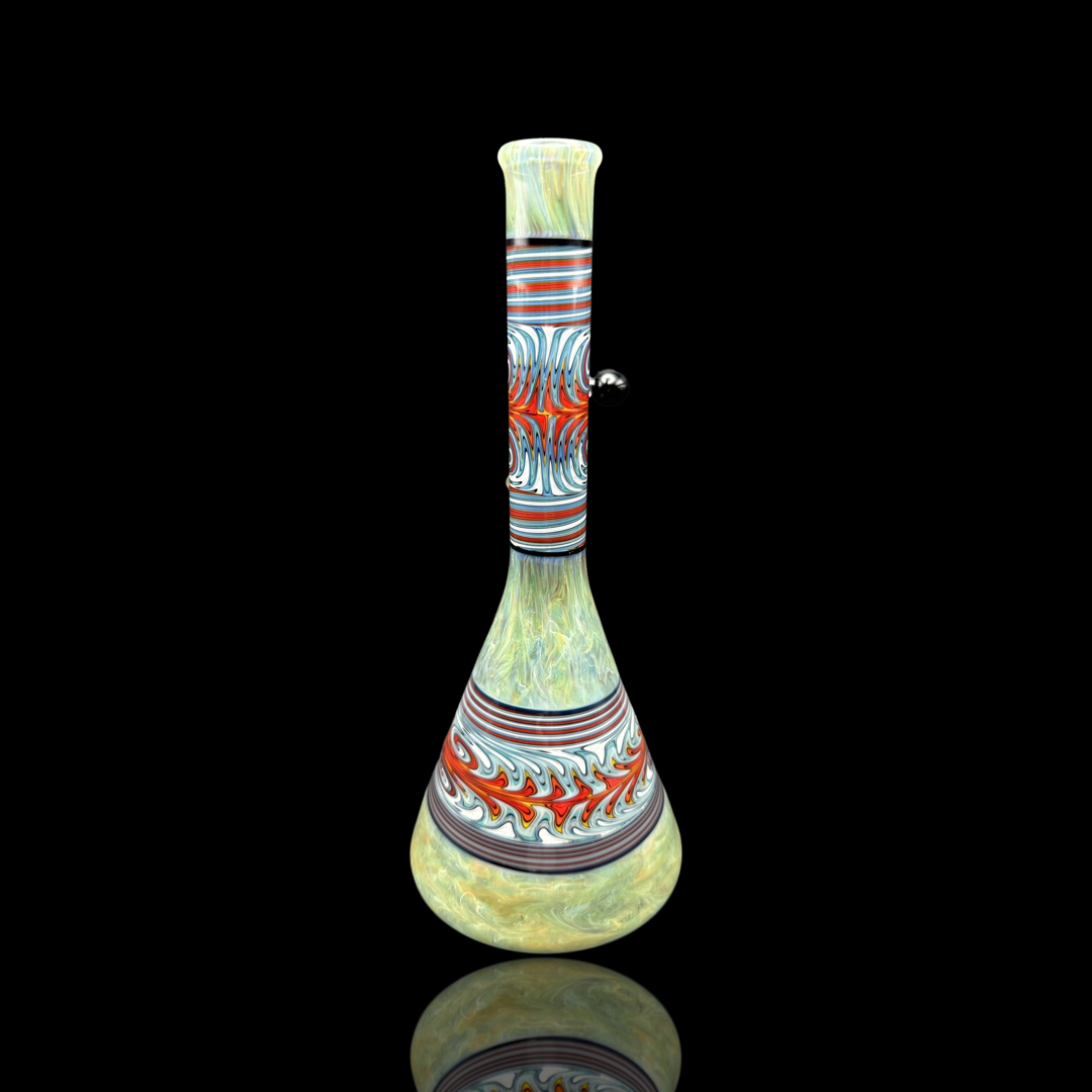 MercuriusGlass Minitube with Marble and Worked Sections