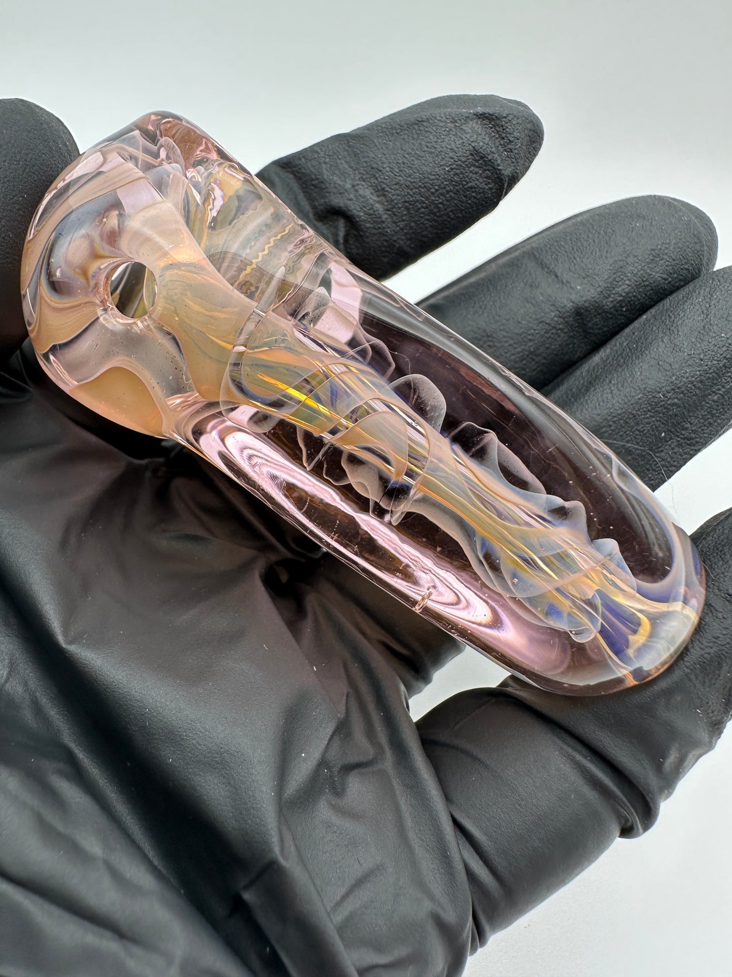 Chv Glass Small Pink Handpipe